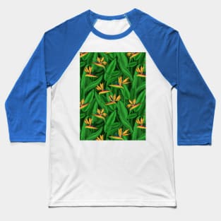 Night bird of paradise garden Baseball T-Shirt